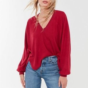 Urban Outfitters UO Lilith Pullover in Red (S)